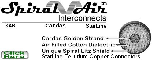 New KAB/Cardas/ETI SpiralAir Interconnects