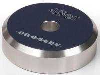 Click Image for larger Picture Of Crosley Blue Aluminum 45 adapter