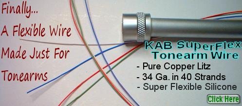 KAB SuperFlex Copper Litz Tonearm Wire